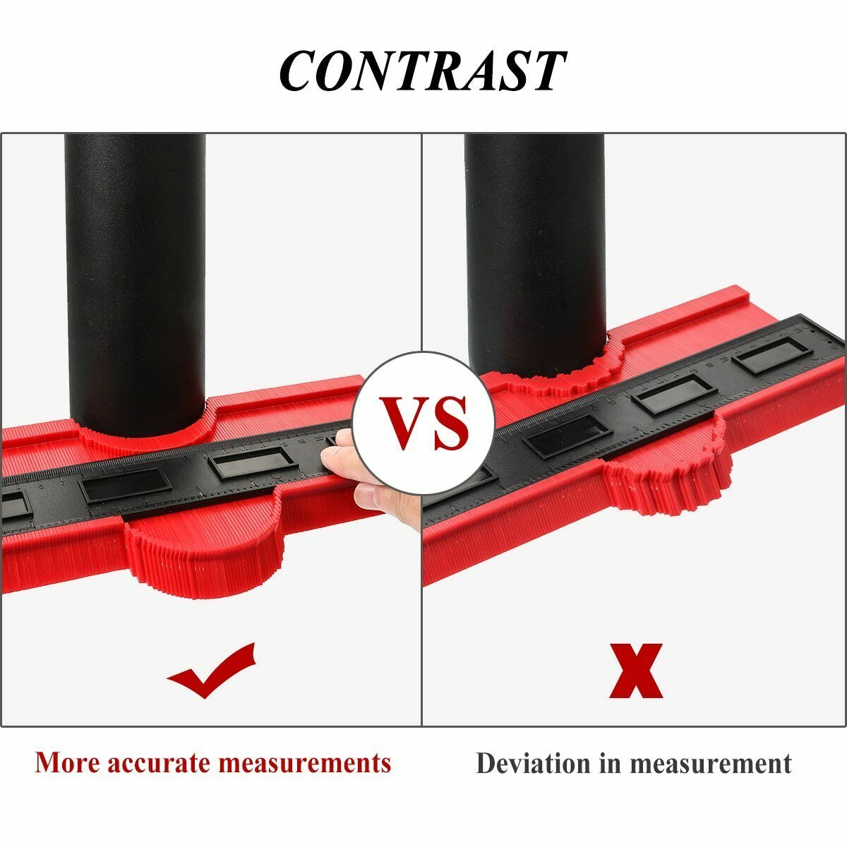 Contour Gauge Saker Duplicator Profile Copy Shape Measuring Tool Contour Gauge Duplicator Profile Copy Shape Measuring Ruler Tool - iztia