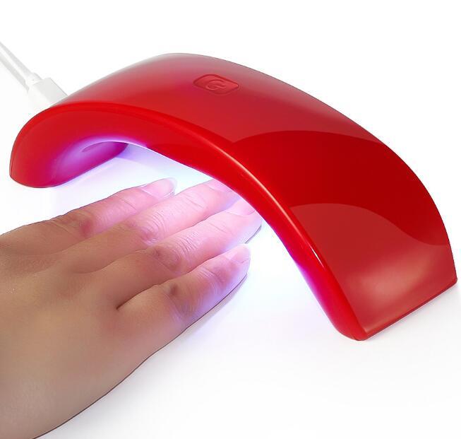 LED Nail Art Lamp Gel Dryer Nail Art Lamp Mobile Phone Modeling Curing UV Gel - iztia