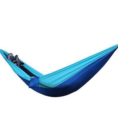 Backpacking Hammock - Portable Nylon Parachute Outdoor Double Hammock - iztia