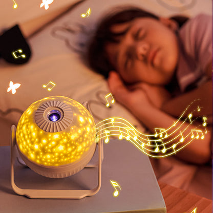 Galaxy Projector Starry Sky Projection Bedroom Bedside Decoration Night Light - iztia