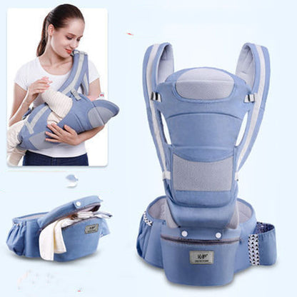 Ergonomic Baby Carrier Infant Baby Hipseat Carrier 3 In 1 Front Facing Ergonomic Kangaroo Baby Wrap Sling - iztia