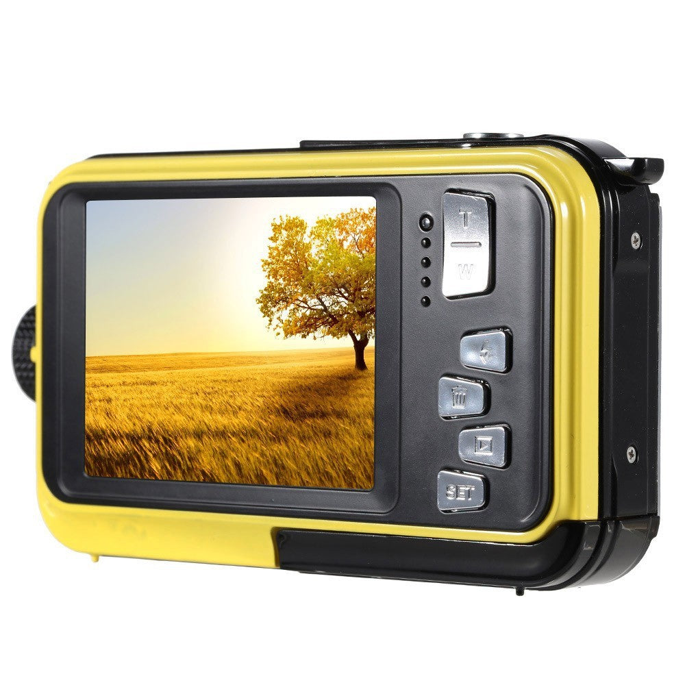 Dual-screen waterproof HD digital camera - iztia