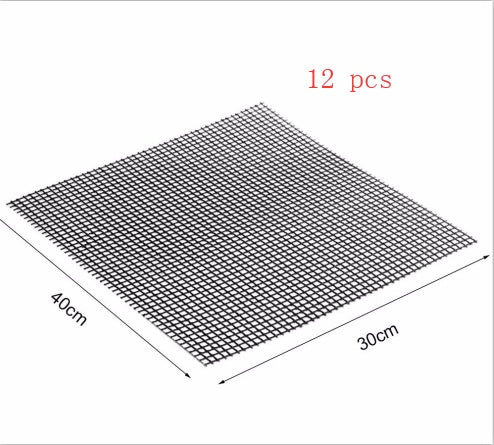 Barbecue Non-Stick Wire Mesh Grilling Mat Reusable Cooking Grilling Mat For Outdoor Activities - iztia