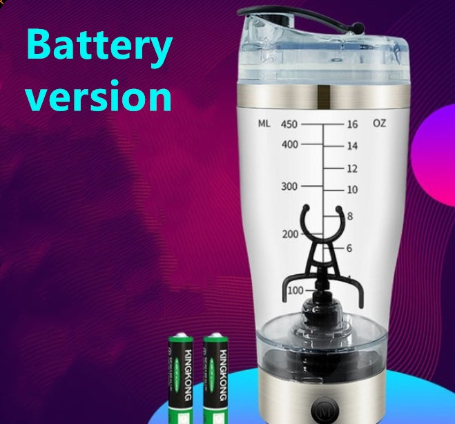 Electric Protein Shake Stirrer USB Shake Bottle Milk Coffee Blender Kettle Sports And Fitness Charging Electric Shaker Cup - iztia