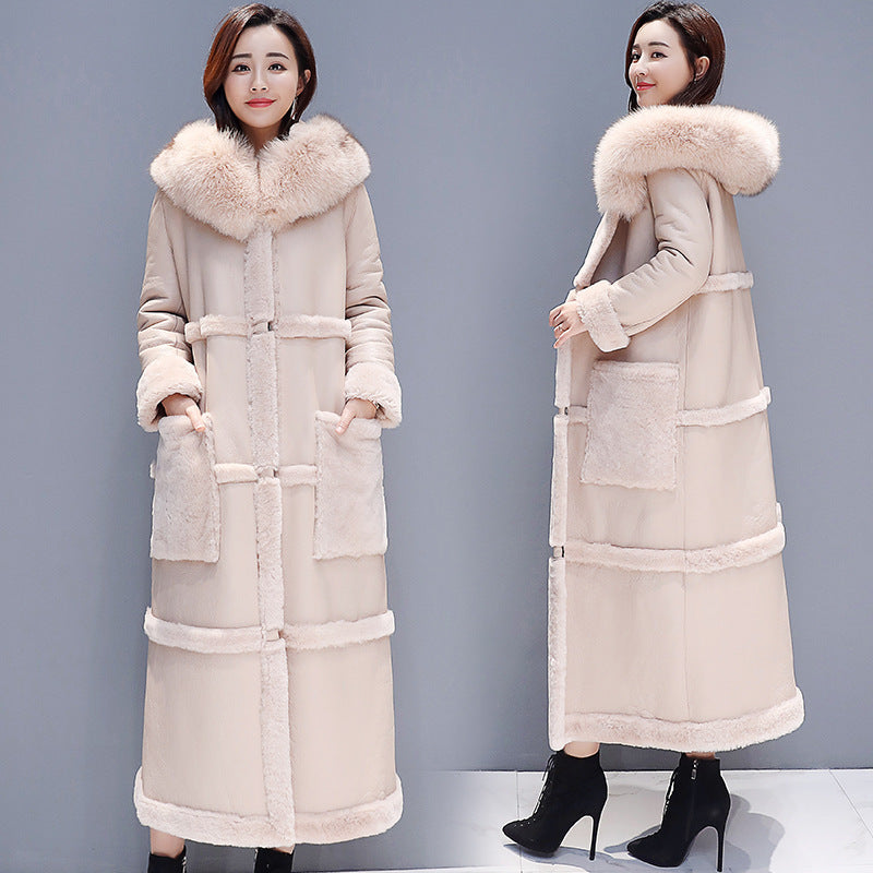 Personalized Mid-length Loose Pockets Cotton-padded Coat - iztia