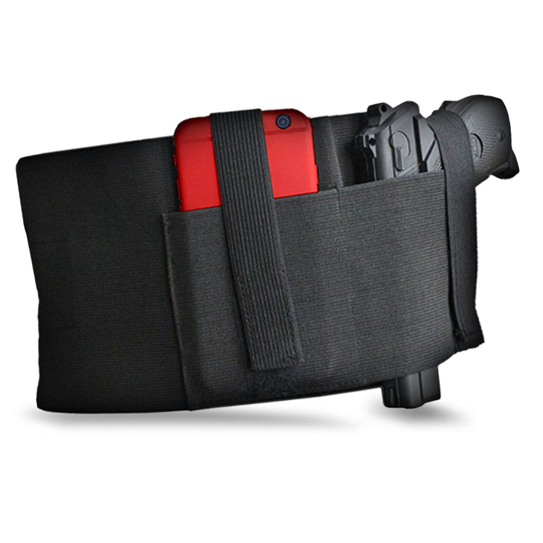 Tactical Belly Band Holster Concealed Carry Hand Gun Hunting Pistol Waist Belt Holster - iztia