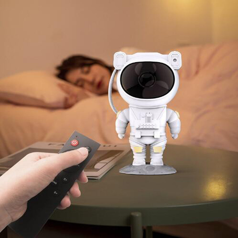 Creative Astronaut Galaxy Starry Sky Projector Nightlight USB Atmospher Bedroom Table Lamp - iztia