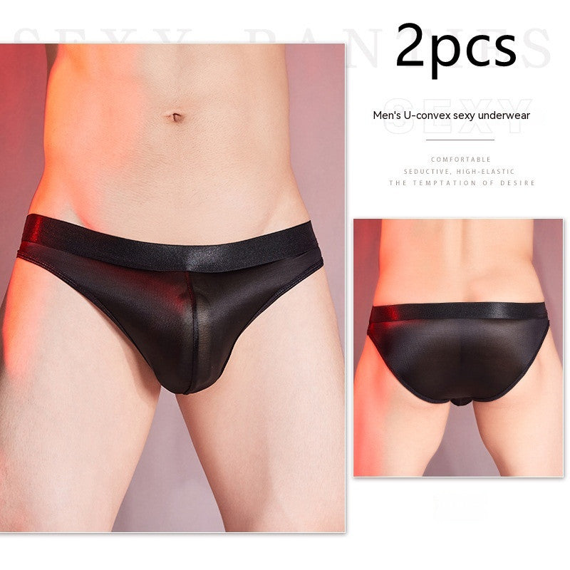 Comfortable and breathable underwear for men with a shiny, high-elastic design - iztia