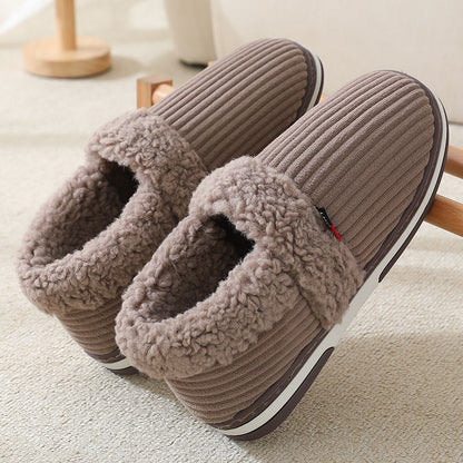 Heat Patches Heel Cotton Slippers Men's - iztia