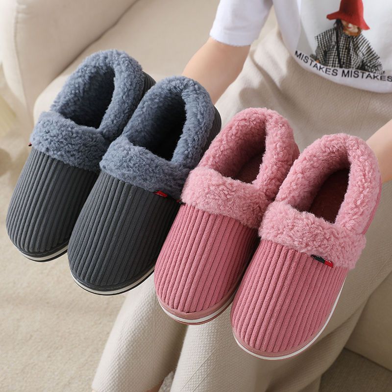 Heat Patches Heel Cotton Slippers Men's - iztia