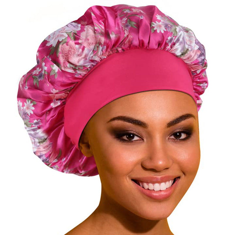 Leopard Print Shower Cap Female Print Chemotherapy Hat - iztia