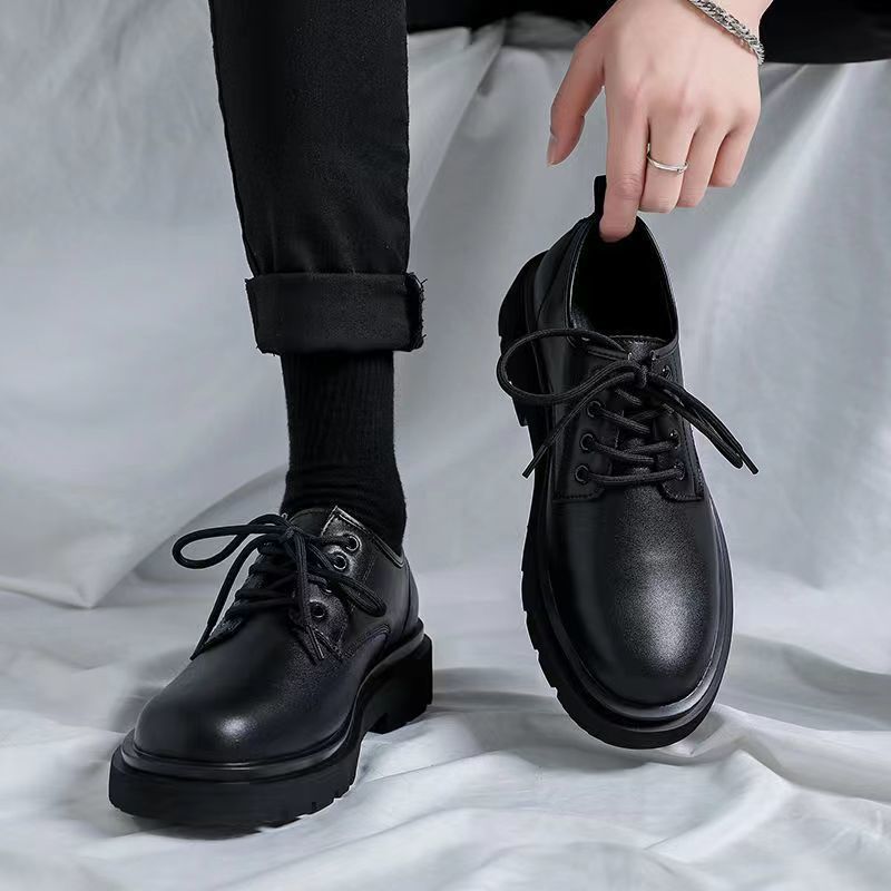 Men's Fashion Casual Waterproof Non-slip Breathable Leather Shoes - iztia