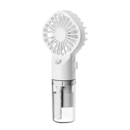 Strong Power Spray Humidification Small Fan Humidification Usb Charging Portable Fan Icy And Refreshing Fan Water Supplement - iztia