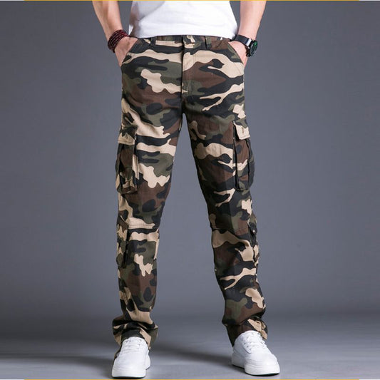 Men's Straight Outdoor Camouflage Pants - iztia