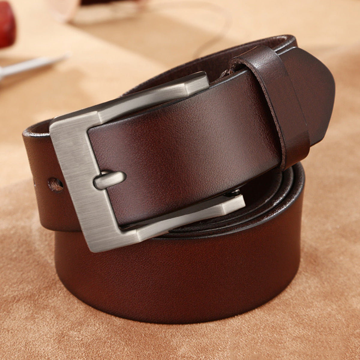 Belt Men's Pin Buckle Business Casual Simple - iztia