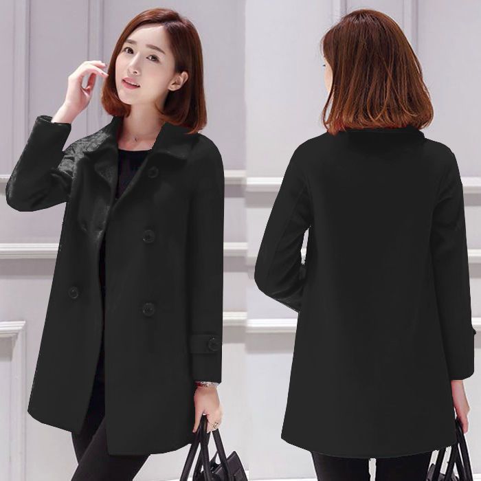 Wool Mid-length Korean Style Slim Fit Slimming And Fashionable Woolen Women's Overcoat - iztia