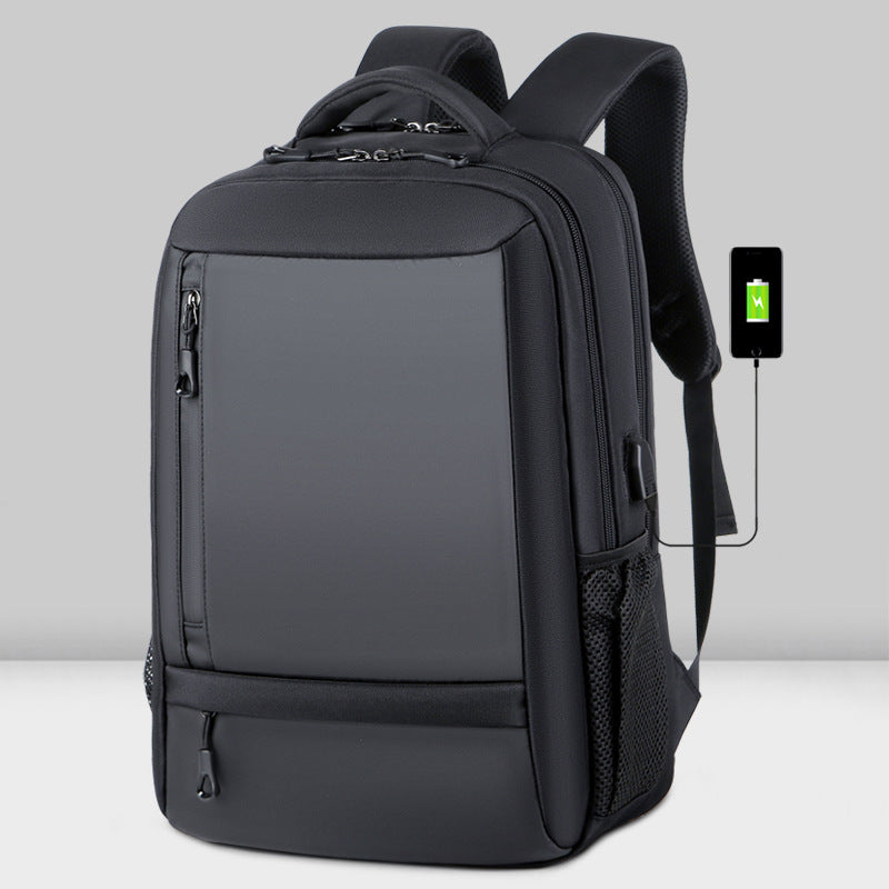 Men's Multi-functional Computer Backpack Simple Waterproof - iztia