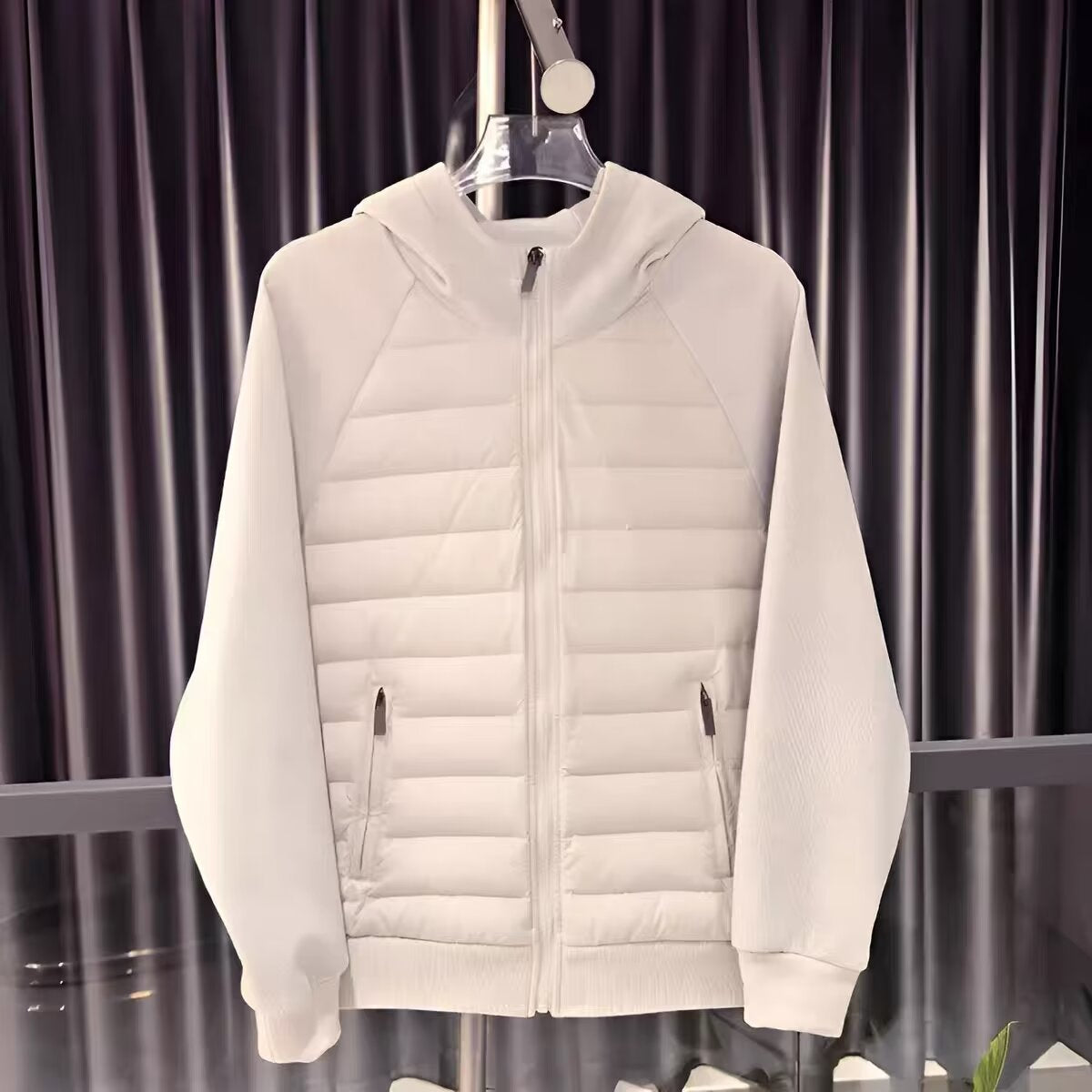 Men's Fashion Duck Down Thin Hood Warm Down Jacket - iztia