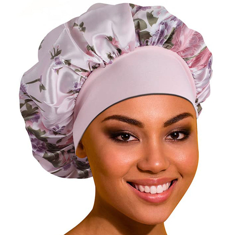 Leopard Print Shower Cap Female Print Chemotherapy Hat - iztia