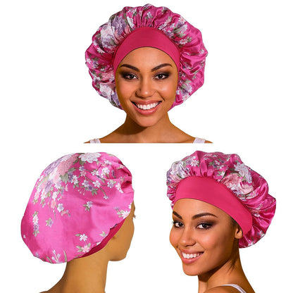 Leopard Print Shower Cap Female Print Chemotherapy Hat - iztia