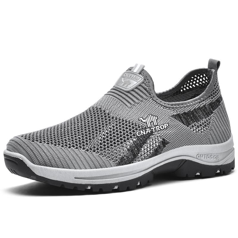 Versatile Casual Daddy's Shoes Men's Sports Lightweight Hiking Shoes Mesh - iztia