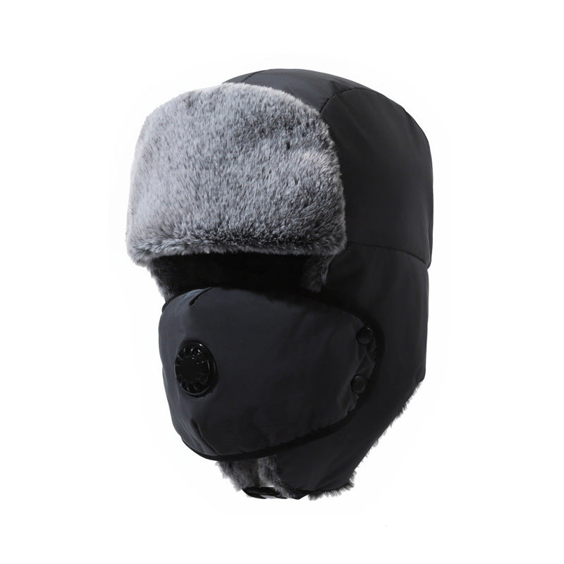 Ushanka Men's Windproof Earflaps Warm Hat Outdoor - iztia