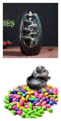 Multi-layers Ceramic Back flow Incense Burner - iztia