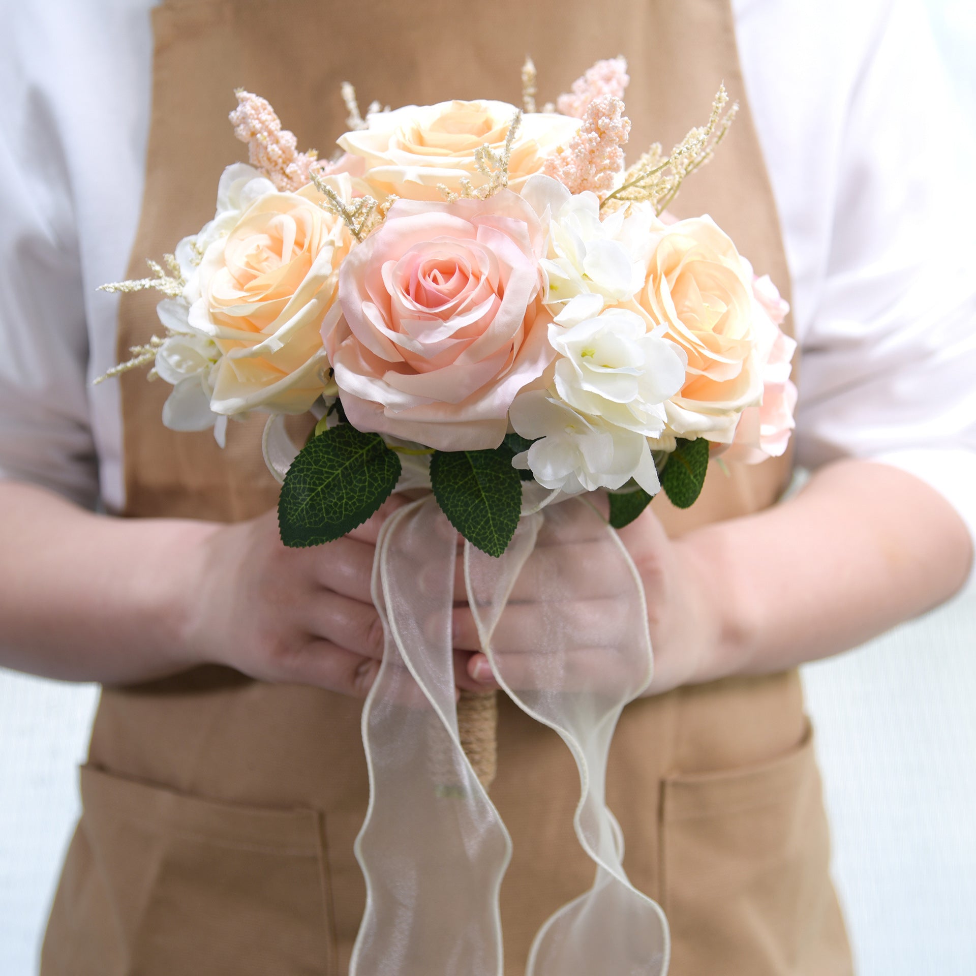 Simulation Outdoor Series Hand Bouquet Photography Props Bride Wedding Supplies - iztia