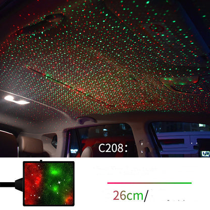 Star Light Projector Party Lights USB LED Light Interior Lighting LED Interior Car Lights Starry Sky Galaxy Night Lights - iztia