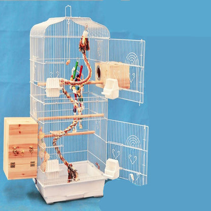 Portable Pet Display Cage Wire Bird Cage Parrot Cage - iztia