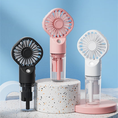 Strong Power Spray Humidification Small Fan Humidification Usb Charging Portable Fan Icy And Refreshing Fan Water Supplement - iztia