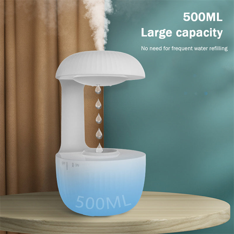 Anti-gravity Air Humidifier Mute Countercurrent Humidifier Levitating Water Drops Cool Mist Maker Fogger Relieve Fatigue - iztia