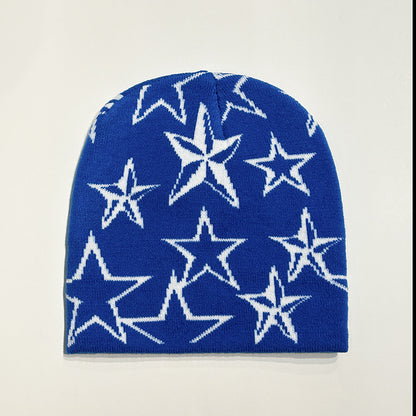 Men's Retro Star Niche Wool Hat - iztia