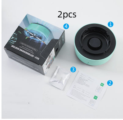 Smoke Removal Air Purification Ashtray Anion Purification Practical Automatic Purifier Ashtray Portable Gadgets For Car Ashtray - iztia