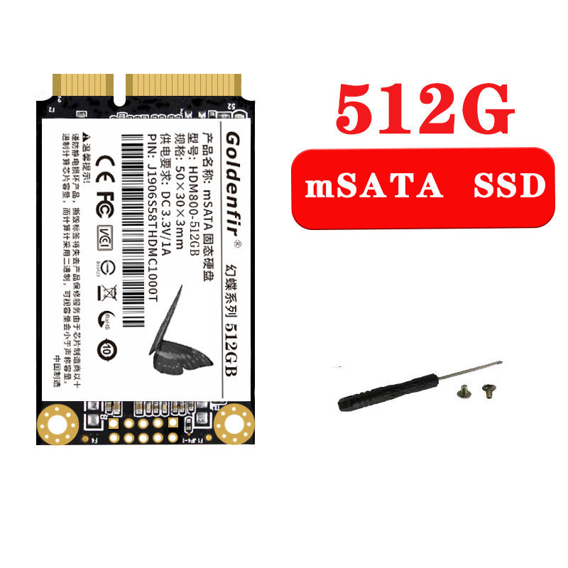 Solid State Drive Brand New 512GB Desktop Notebook Computer Universal Mini SATA Genuine SSD - iztia