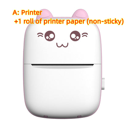 Mini Portable Printer: Bluetooth/WiFi Connectivity for Mobile Phone Photo Printing, Pocket-Sized for Students & Note Taking - iztia