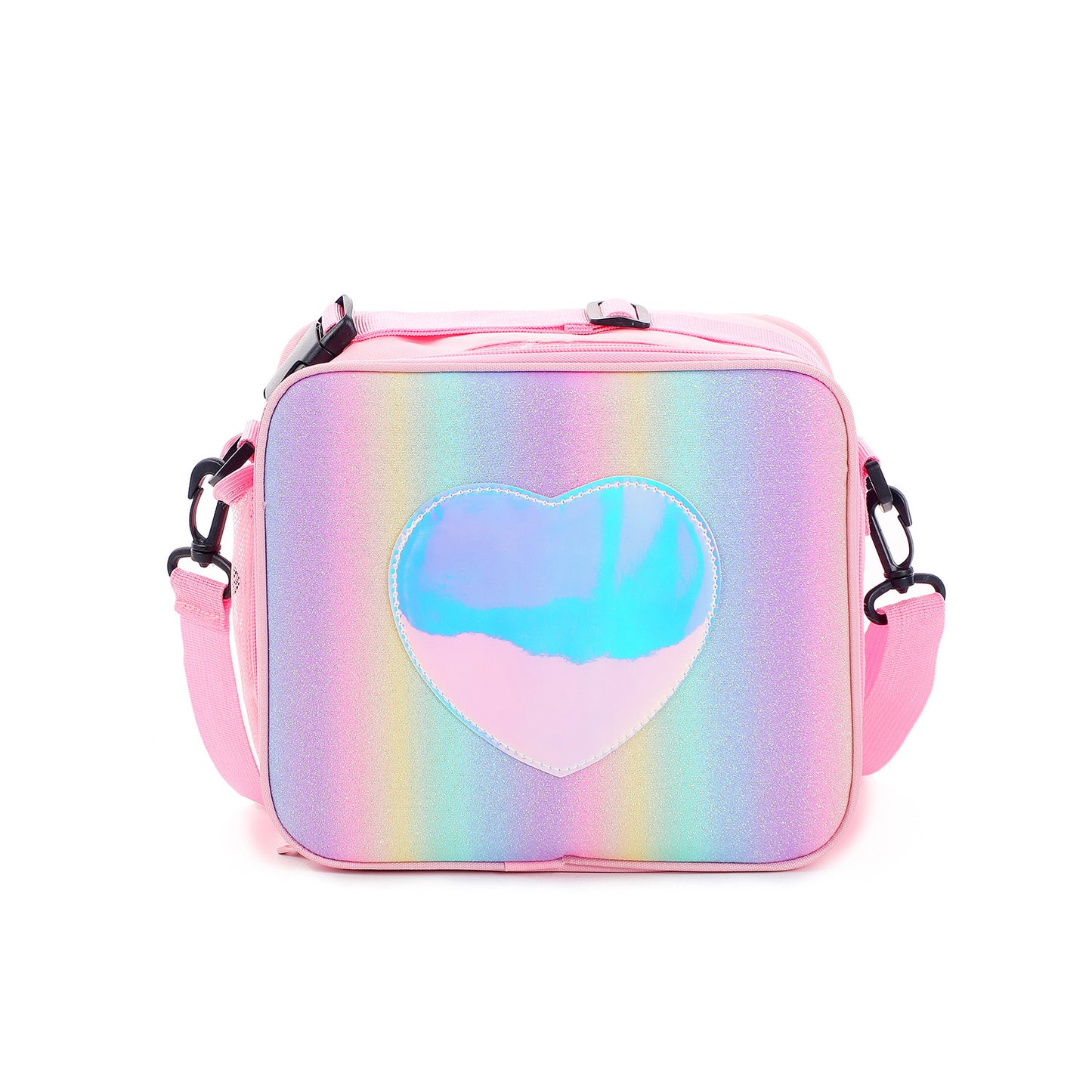 Laser Simple Rainbow Color Insulation Bento Bag - iztia