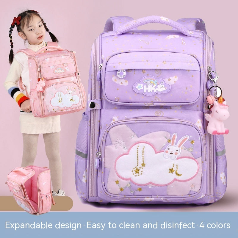 Lightweight Western Style Three-dimensional Schoolbag For Primary School Students - iztia