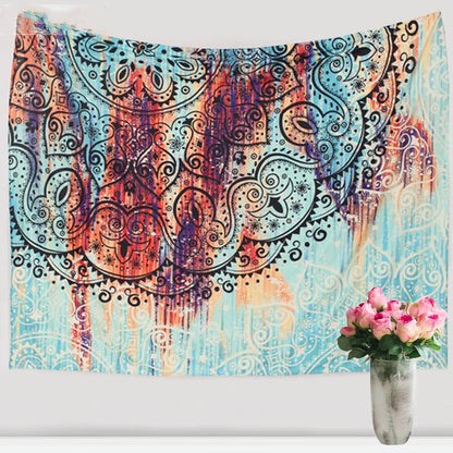 Sevenstars Bohemian Mandala Tapestry Hippie Floral Tapestry Sketched Flower Tapestry Art Print Tapestry For Room - iztia