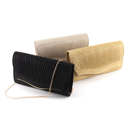 Dinner Clutch Flip Solid Color - iztia