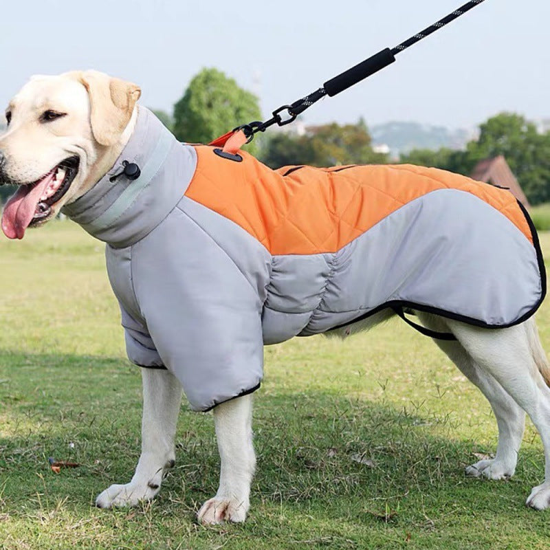 New Winter Dog Coat Waterproof Pet Clothes For Medum Large Dogs Warm Thicken Dog Vest Custome Labrador Jacket - iztia