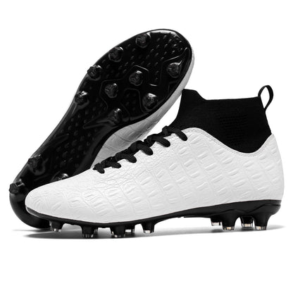 Football Men's High-top Foot Sock Training Shoes - iztia