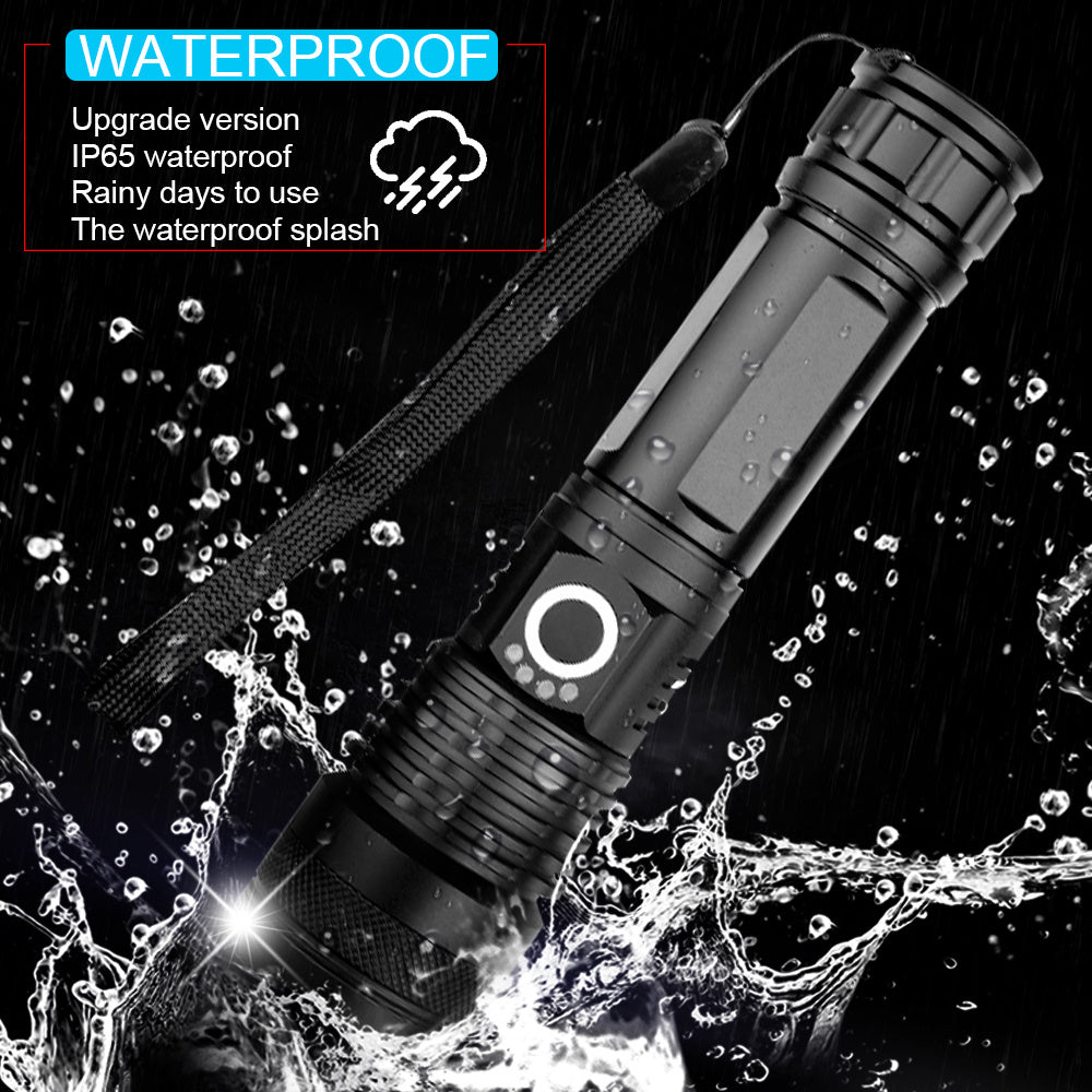 USB Charging Zoom P50 Flashlight - iztia