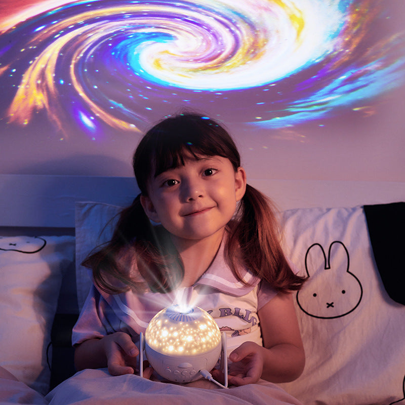 Galaxy Projector Starry Sky Projection Bedroom Bedside Decoration Night Light - iztia