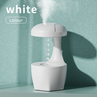 Anti-gravity Humidifier Water Droplet Backflow Aromatherapy Machine Large Capacity Office Bedroom Silent Large Fog Volume Spray - iztia