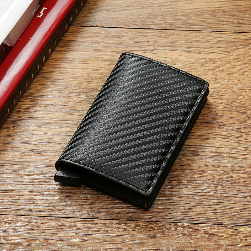 RFID Carbon Fiber Men's Wallet Aluminum Alloy - iztia