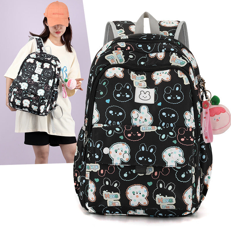 Cute Girls' Lightweight Multi-layer Primary School Student Large Capacity Schoolbags - iztia