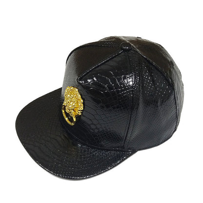 Men's PU Leather Hip-hop Baseball Cap - iztia