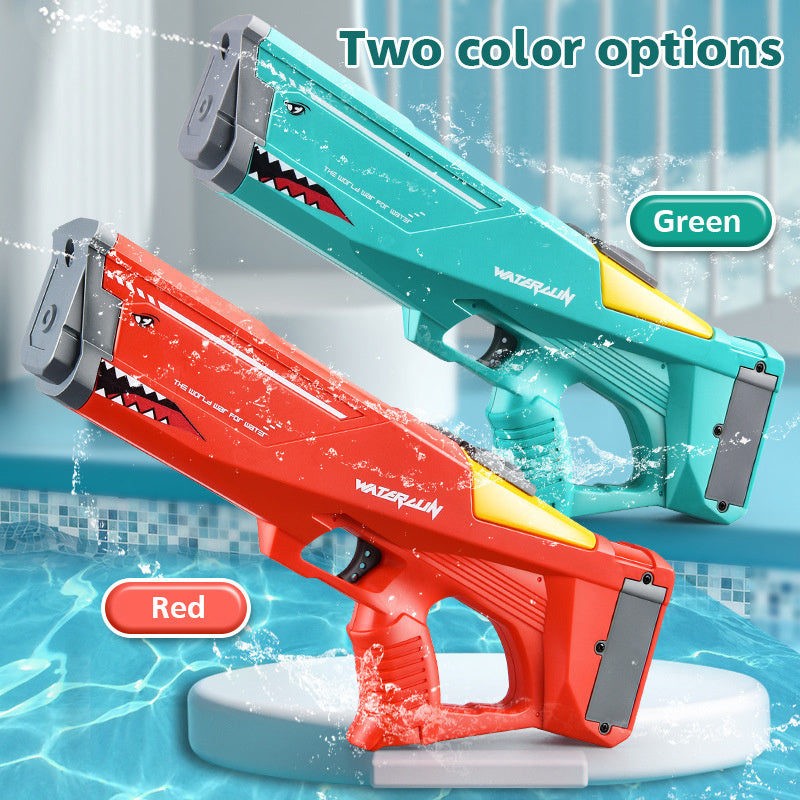 Automatic Electric Water Gun Toys Shark High Pressure Outdoor Summer Beach Toy Kids Adult Water Fight Pool Party Water Toy - iztia