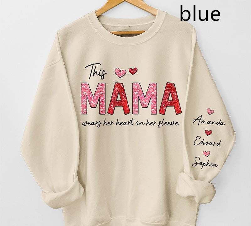 Fashion DIY Women's Mother's Day Sweater - iztia